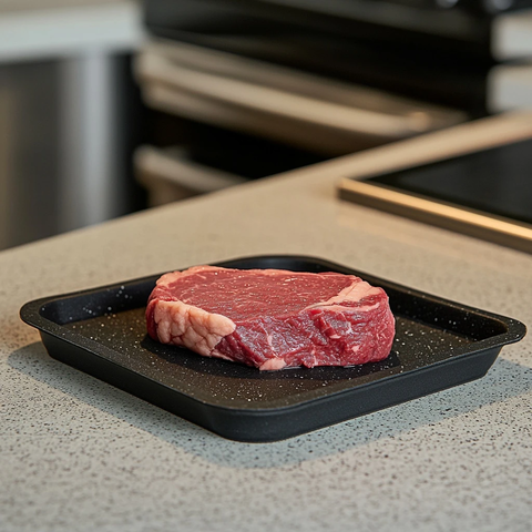 生肋眼牛排黑泡沫托盘