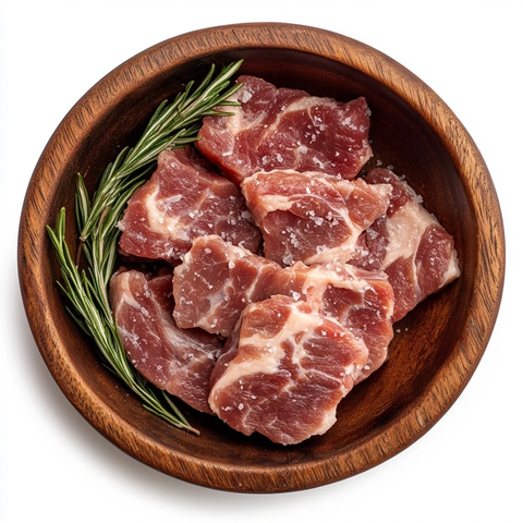 猪肉新鲜质感特写