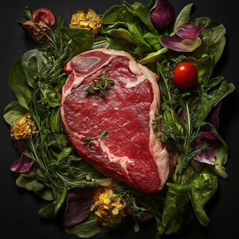 牛排迷迭香沙拉组合