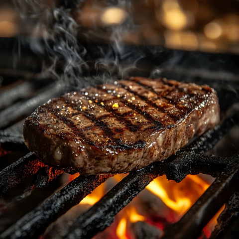 炭火烤制带骨牛排
