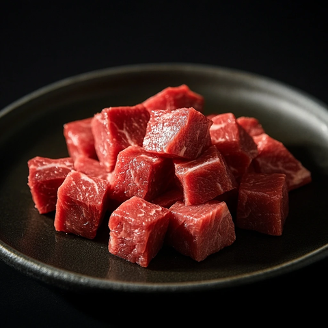 新鲜肉类立方体豪华摆盘