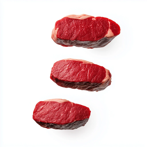 飞翔的生牛肉眼肉切片