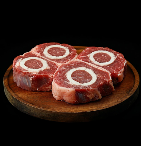 牛肉烩牛膝木盘摆拍