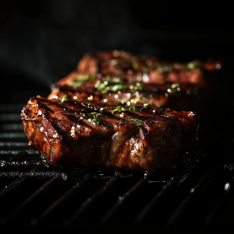 烧烤美食镜头下的深度聚焦