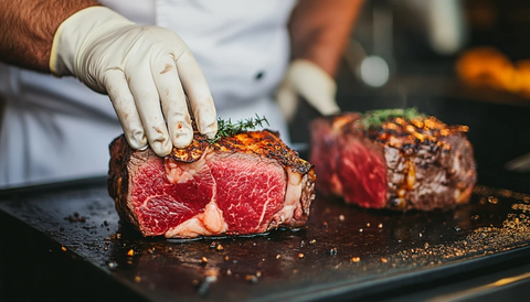 精致牛排翻转展示