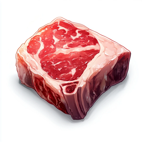 生鲜肉块游戏道具图标