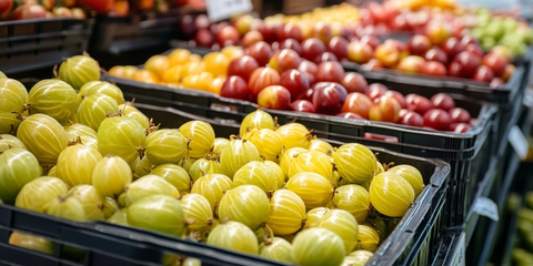 超市货架上的醋栗