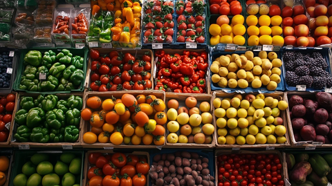 冷冻食品区货架陈列