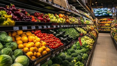 蔬菜水果陈列货架