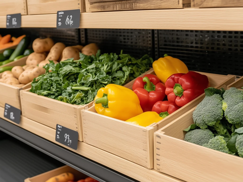 新鲜蔬菜水果展示架