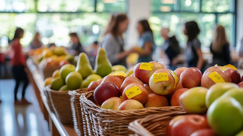 学校食堂水果篮共享场景
