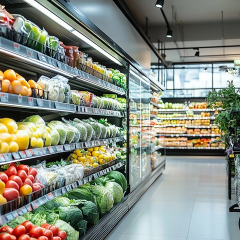 健康食品店内部展示