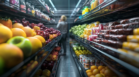 水果与加工食品选择对比