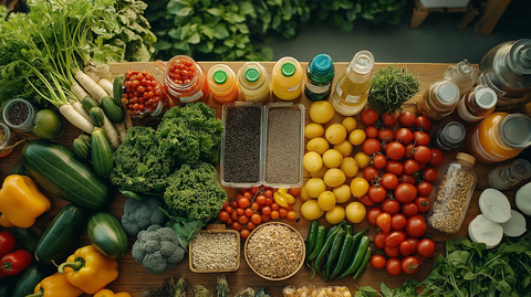 有机蔬果谷物种子茶饮