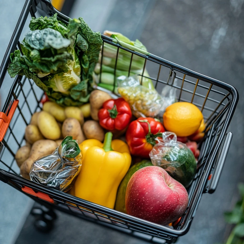 购物车里的日常用品