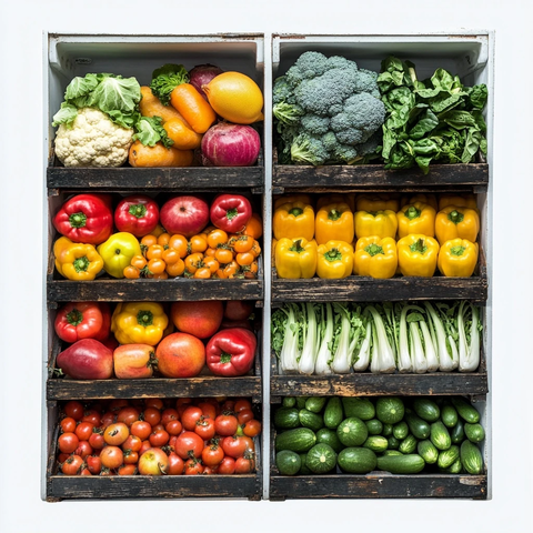 蔬菜水果冰箱存储