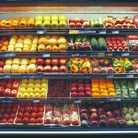 超市水果蔬菜陈列