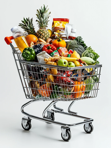 满载购物车丰富商品一览