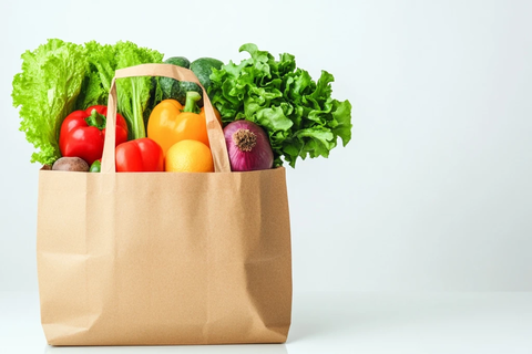 纸袋蔬菜水果健康食品
