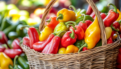 满篮古巴甜椒