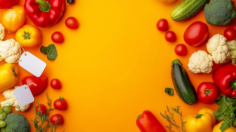 蔬菜促销页面空白菜单区域