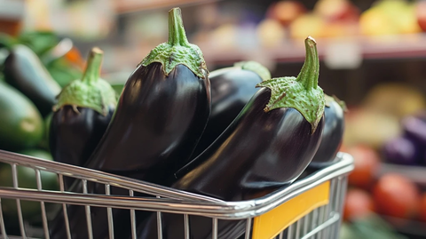 购物车中的茄子