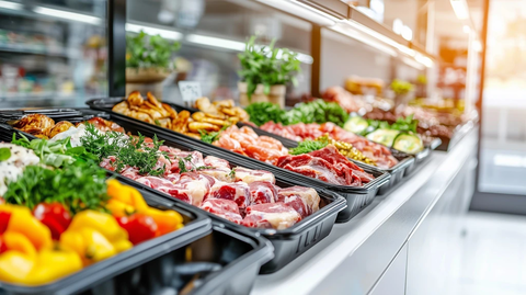 新鲜肉类展示柜台