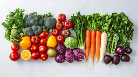 新鲜蔬果组织图