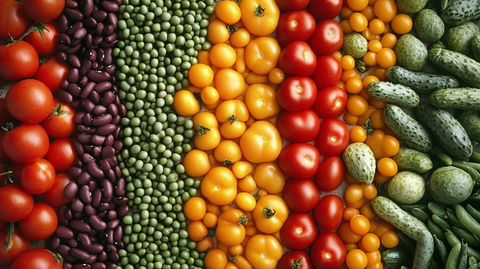 蔬菜与豆类植物食品