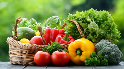 新鲜水果蔬菜集合