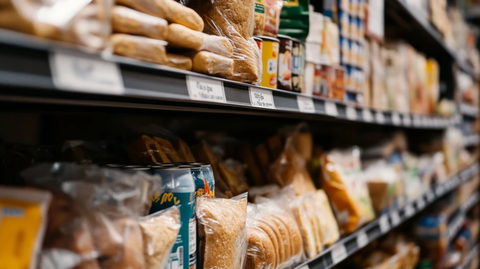 高货架食品陈列