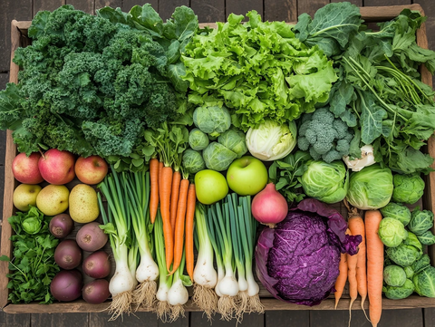 蔬菜水果混合拼盘