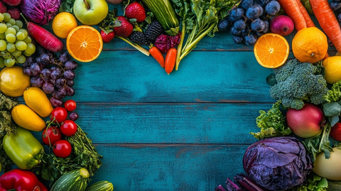 水果蔬菜心形拼盘