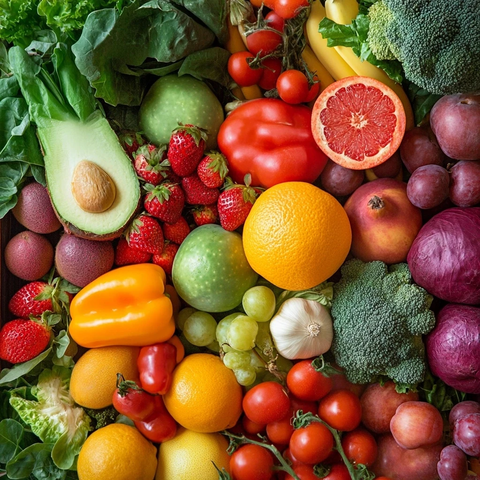 新鲜蔬菜水果农民市场