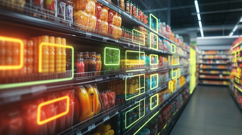 超市货架分析产品排列