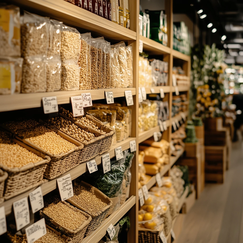 谷物蔬菜商店静物