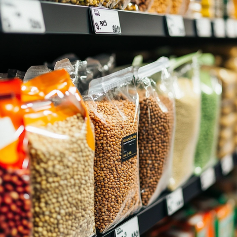 透明包装袋装优质扁豆