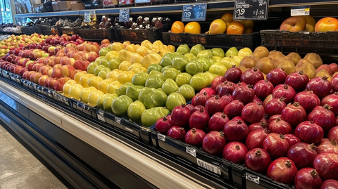 季节水果苹果梨石榴