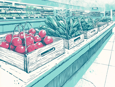 水果蔬菜超市陈列