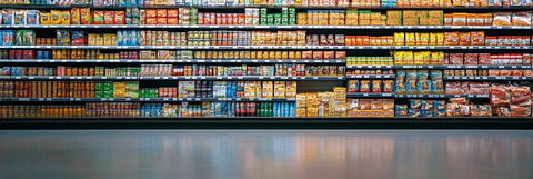 超市货架产品陈列