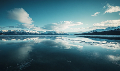冰川水景摄影