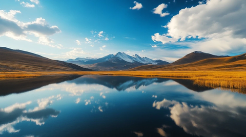 湖面摄影索尼相机拍摄