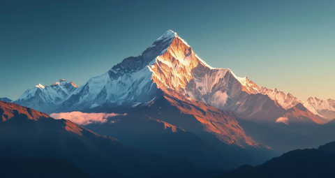 雪山风光宽景视野