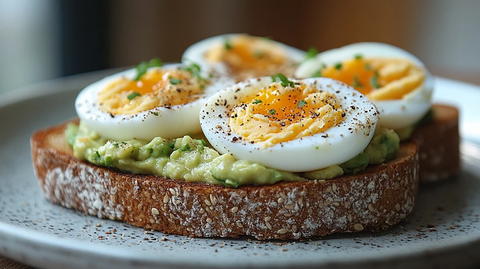 全麦吐司夹煎蛋清牛油果