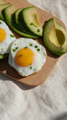 牛油果水煮蛋木板拼盘