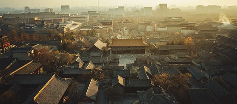 古建筑群全景俯瞰