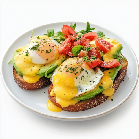 牛油果水煮蛋吐司