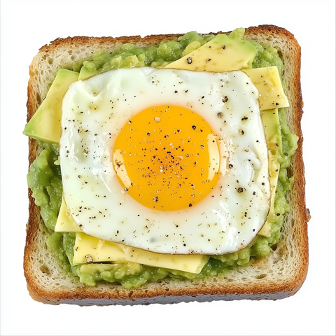 奶酪牛油果鸡蛋吐司