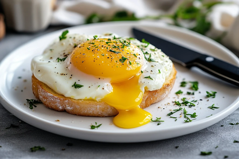 黄金蛋液搭配香脆吐司