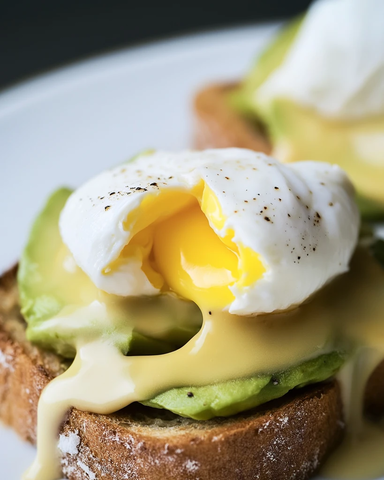 牛油果吐司配温泉蛋